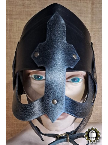 Leather Viking Helmet Ragnall (Fighter)