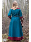 Gesine medieval dress - Teal Blue