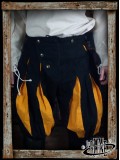 Canvas trousers Olaf Black/Yellow