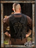 RFB Fighter leather armour - black