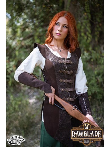 Ylenne deluxe Long Doublet - Brown