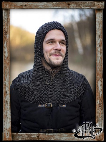 Alaric Chainmail Coif - Epic Dark