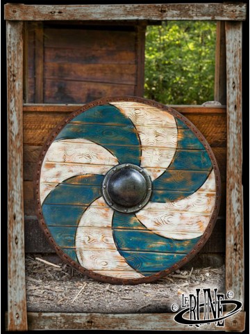 Shield Thegn - White/Blue (80cm)