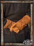 Leather Gloves - Brown