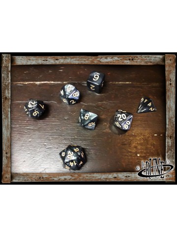 Dices set for RPG (7) - Smoke Marble
