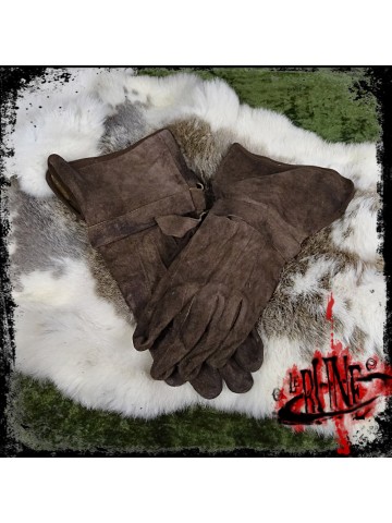 Gloves in suede Gareth brown
