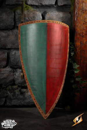Scudo "Heater" - Verde/Rosso - 92x55 cm
